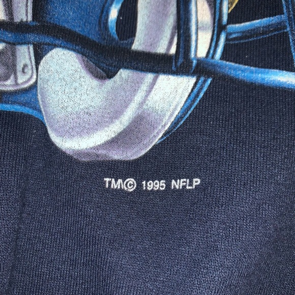 Vintage 1995 Salem Sportswear Chicago Bears Helmet Crewneck Sweater - Picture 3 of 5